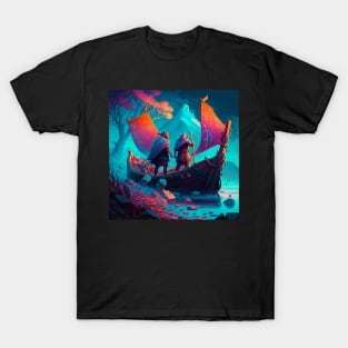 Valheim Vikings Searching for Mistlands T-Shirt